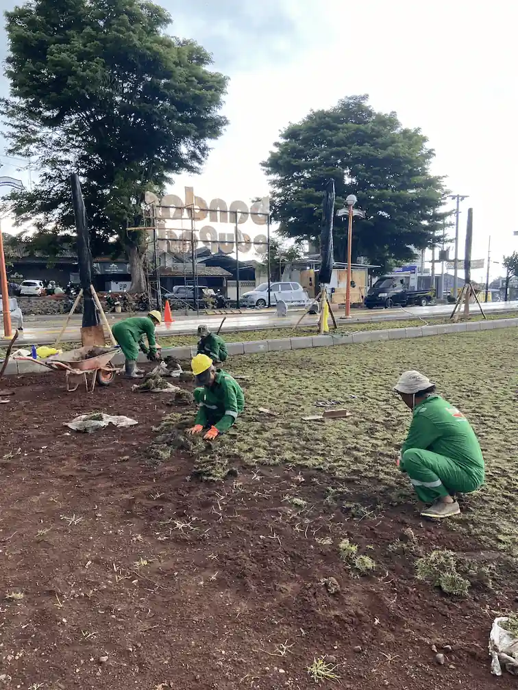 Vegetasi Alun-alun bandar batang